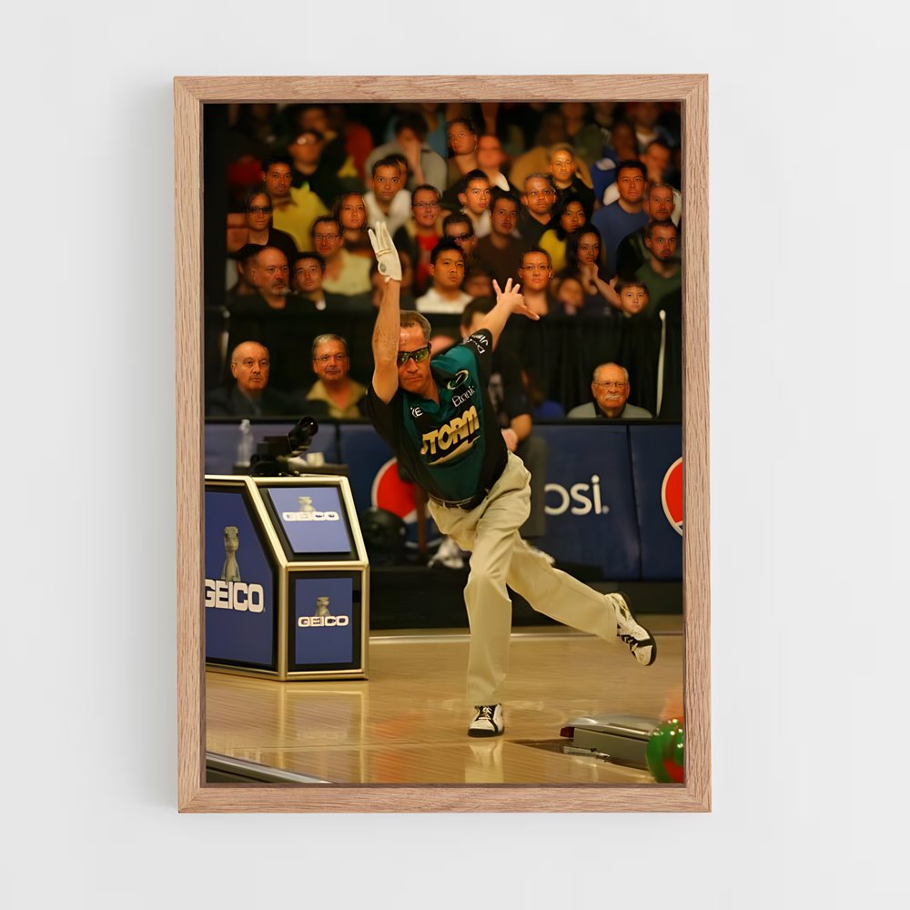 Poster Pete de weber Strike – affiche Bowling (vue 4)